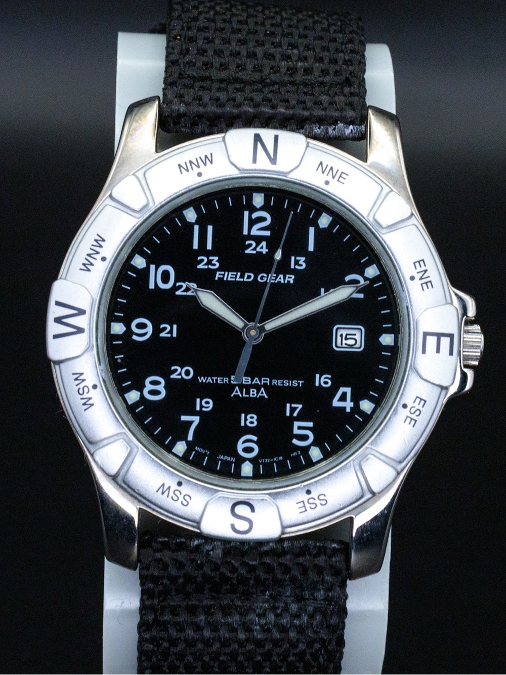 Seiko Alba Rare  Field Gear V732-0N50 Vintage 38mm JDM Import Field Watch